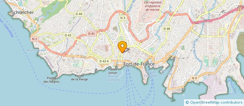 localisation de l'entreprise MARTINIQUAISE IMMOBILIERE SA à FORT-DE-FRANCE