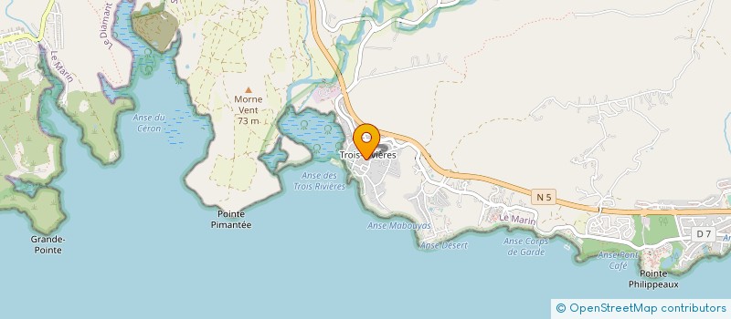localisation de l'entreprise MARTINIQUE CARAIBE EXPORT SARL à SAINTE-LUCE