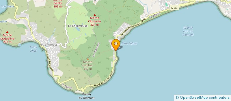 localisation de l'entreprise MARTINIQUE DECAPAGE SERVICE  LE DIAMANT