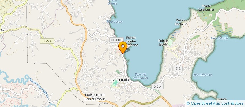 localisation de l'entreprise MARTINIQUE MOBILITE à LA TRINITE