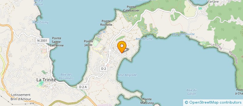 localisation de l'entreprise MARTINIQUE PARC ET JARDIN BTP 972 à TRINITE