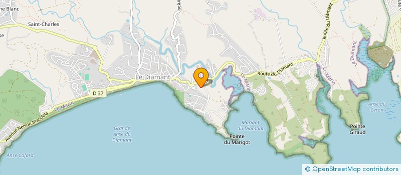 localisation de l'entreprise MARTINIQUE PATRIMOINE IMMOBILIER CONSEILS ET PLACEMENTS  LE DIAMANT