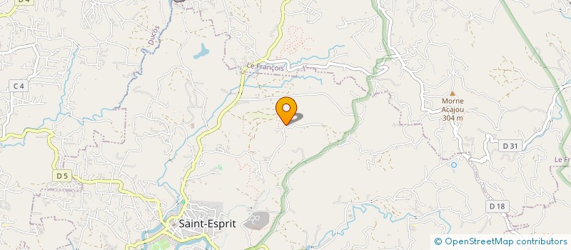 localisation de l'entreprise MARTINIQUE PRESTIGE EVENEMENTS  SAINT-ESPRIT