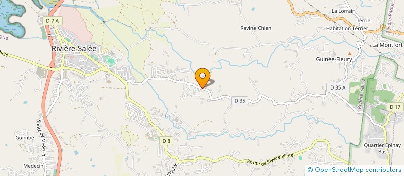 localisation de l'entreprise MARTINIQUE SCIENCES ET ASTRONOMIE  RIVIERE-SALEE