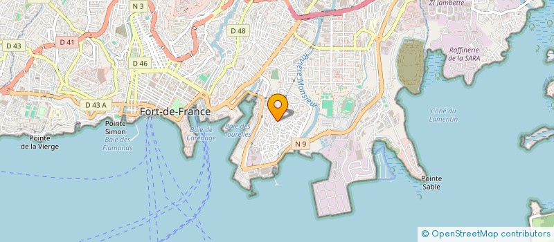 localisation de l'entreprise MARTINIQUE SPORT SANTE  BELLEFONTAINE