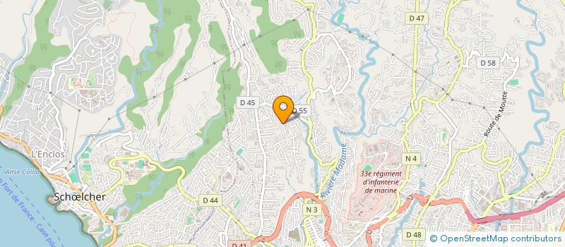 localisation de l'entreprise MARTINIQUE  TRAIT  D'UNION  FORT-DE-FRANCE