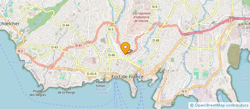localisation de l'entreprise MARTINIQUE TRAVAIL TEMPORAIRE à FORT-DE-FRANCE
