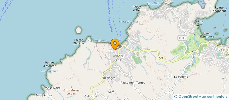 localisation de l'entreprise MARTINIQUE VOILE D'ANTAN à LES TROIS-ILETS