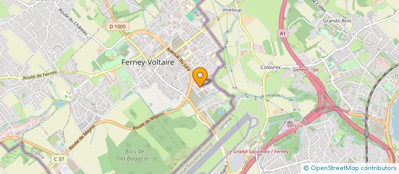 localisation de l'entreprise MARTINO  FERNEY-VOLTAIRE