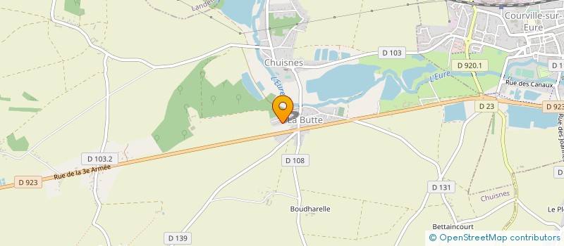 localisation de l'entreprise MARTINO ELECTRICITE à CHUISNES