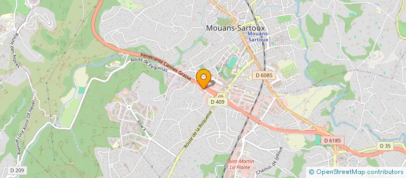 localisation de l'entreprise MARTINO INVEST à MOUANS-SARTOUX