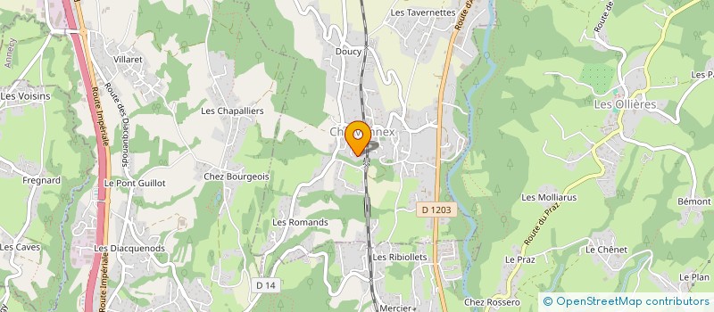 localisation de l'entreprise MARTINOD THIERRY INDIVISION  ANNEMASSE