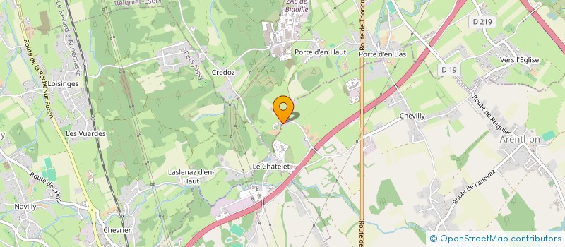 localisation de l'entreprise MARTINOIMMO  ARENTHON