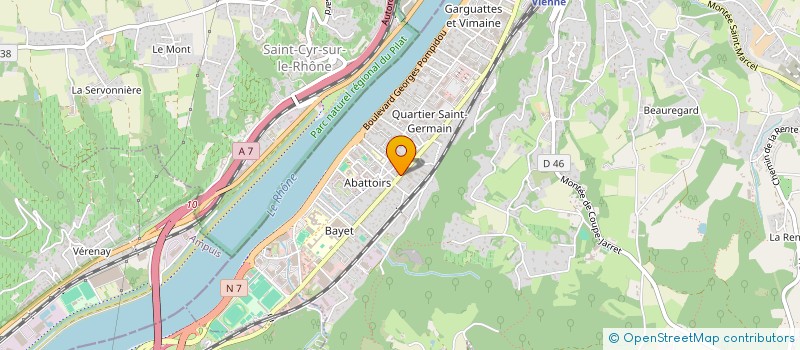 localisation de l'entreprise MARTINON SA à VIENNE