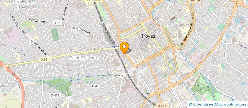 localisation de l'entreprise MARTINOT IMMOBILIER TROYES à TROYES