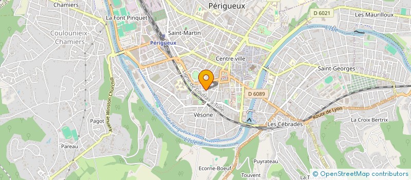 localisation de l'entreprise MARTINOT LAMARTINIE ET ROZAN à PERIGUEUX