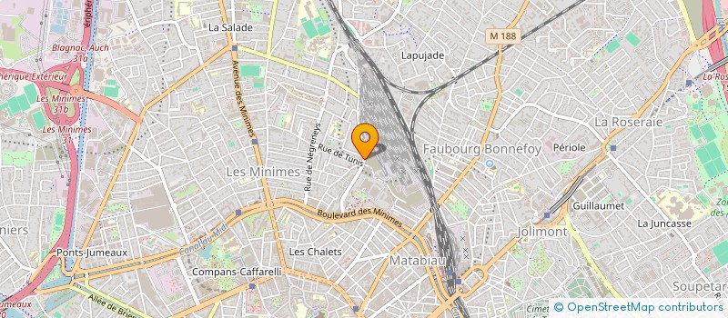 localisation de l'entreprise MARTINOT PEINTURE à TOULOUSE