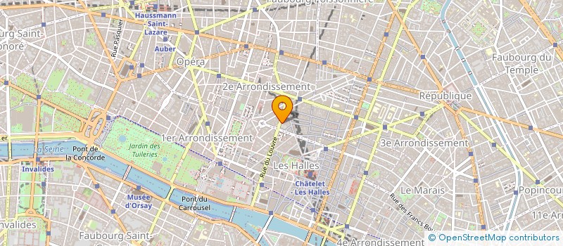 localisation de l'entreprise MARTINOV à PARIS