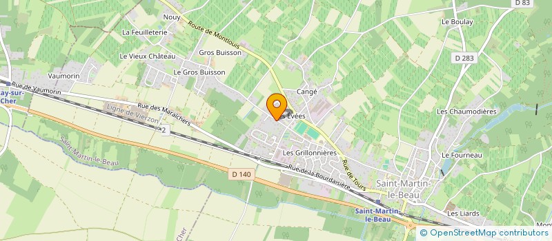 localisation de l'entreprise MARTINPRO  SAINT-MARTIN-LE-BEAU