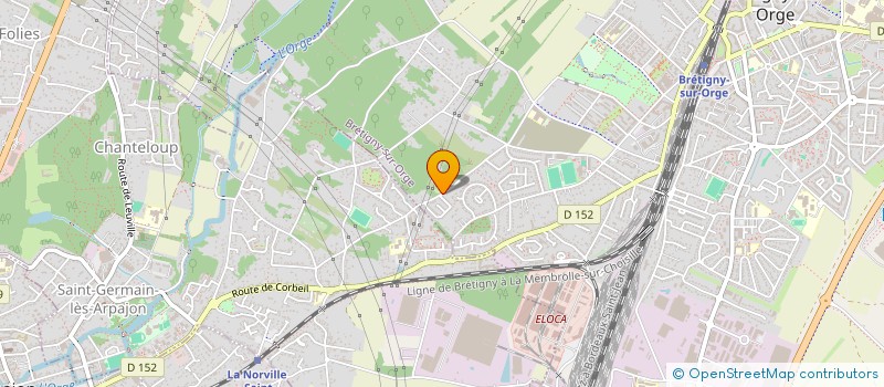 localisation de l'entreprise MARTINS à BRETIGNY-SUR-ORGE