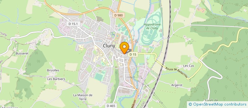 localisation de l'entreprise MARTINS à CLUNY