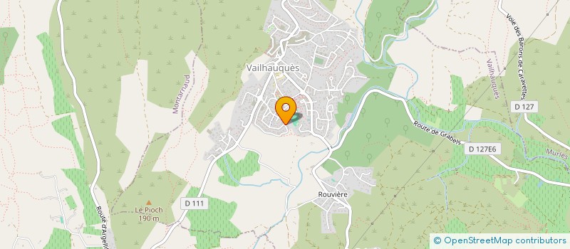 localisation de l'entreprise MARTINS  VAILHAUQUES