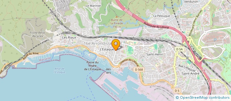 localisation de l'entreprise MARTINS à MARSEILLE