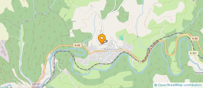 localisation de l'entreprise MARTINS  BADAROUX