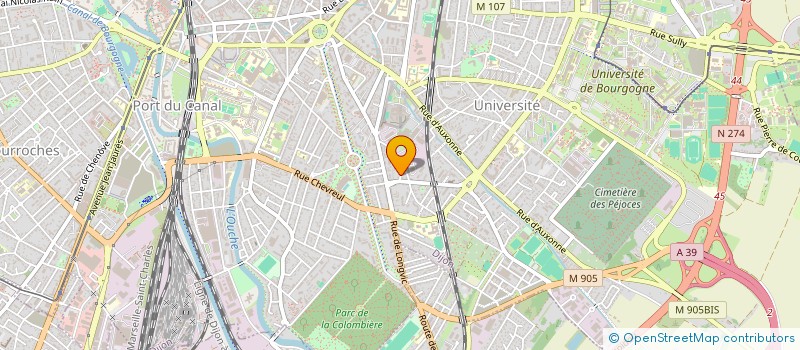 localisation de l'entreprise MARTINS à DIJON