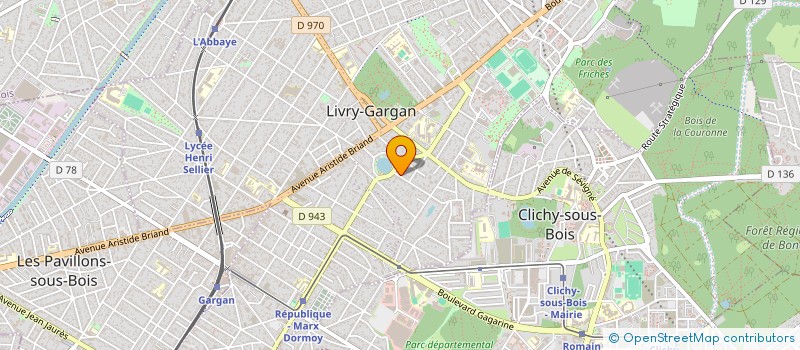 localisation de l'entreprise MARTINS COIFFURE à LIVRY-GARGAN