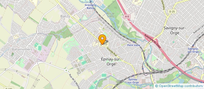 localisation de l'entreprise MARTINS DECO à EPINAY-SUR-ORGE