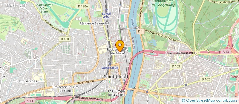 localisation de l'entreprise MARTINS & DUQUE à SAINT-CLOUD