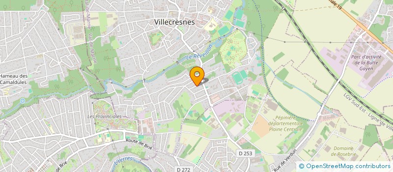 localisation de l'entreprise MARTINS ET FILLES IMMOBILIERE  VILLECRESNES