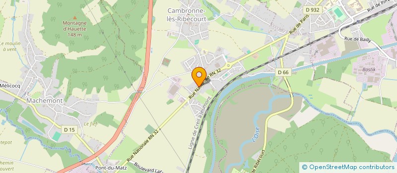 localisation de l'entreprise MARTINS ET GONCALVES  CAMBRONNE-LES-RIBECOURT