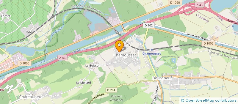 localisation de l'entreprise MARTINS ETANCHEITE ZINGUERIE  CHAMOUSSET