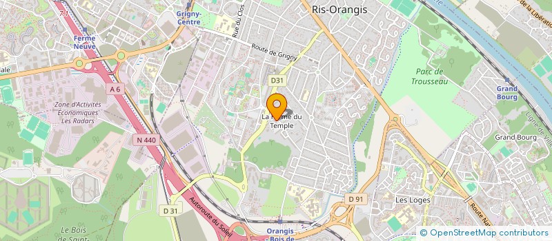 localisation de l'entreprise MARTINS FLASH à RIS-ORANGIS