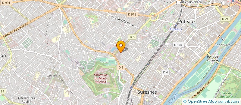 localisation de l'entreprise MARTINS FONSECA TERRASSEMENTS à SURESNES