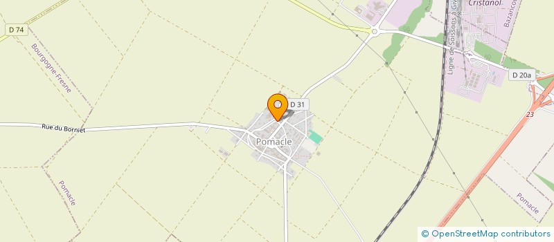 localisation de l'entreprise MARTINS JEAN PHILIPPE  POMACLE