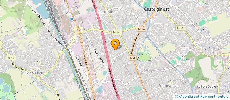 localisation de l'entreprise MARTINS JOSE ET FILS à SAINT-ALBAN