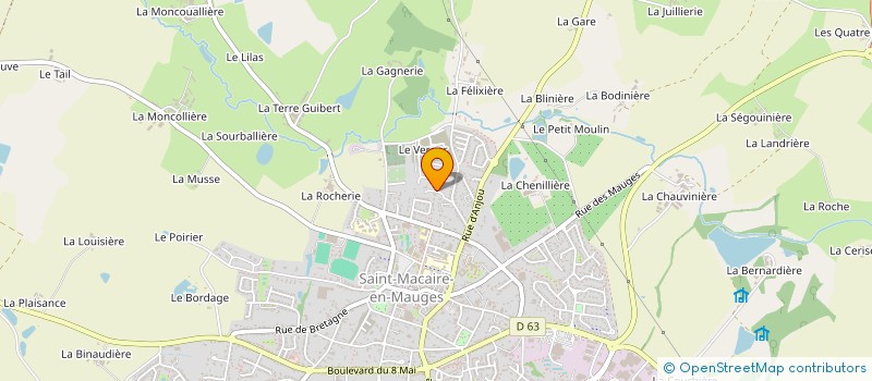 localisation de l'entreprise MARTINS MACONNERIE à SEVREMOINE