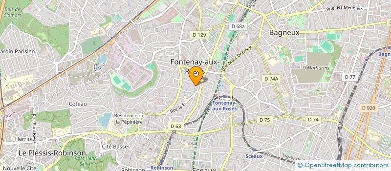 localisation de l'entreprise MARTINS PATRIMOINE à FONTENAY-AUX-ROSES