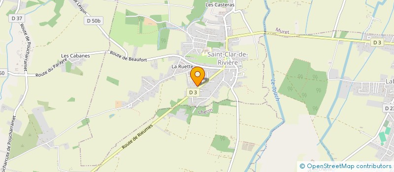 localisation de l'entreprise MARTINS PAULO  SAINT-CLAR-DE-RIVIERE