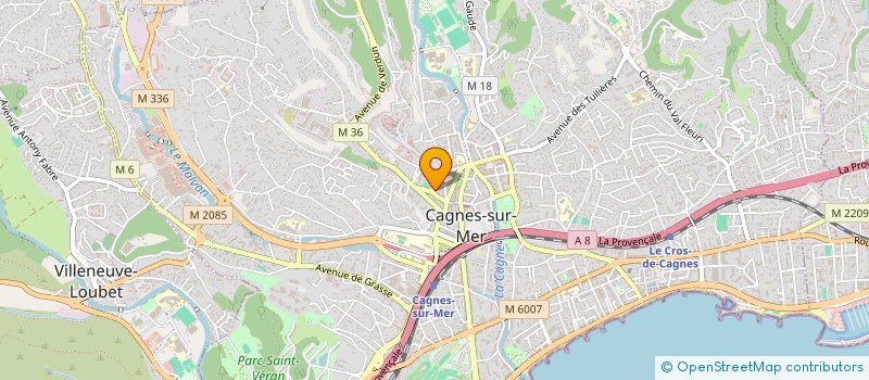localisation de l'entreprise MARTINS PAYSAGES à CAGNES SUR MER
