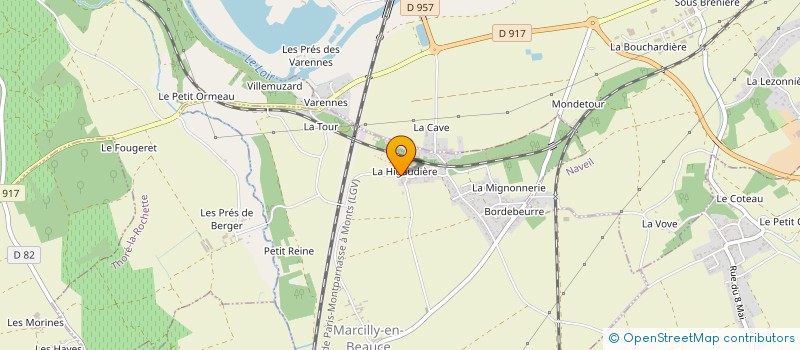 localisation de l'entreprise MARTINS RAVALEMENT  MARCILLY-EN-BEAUCE