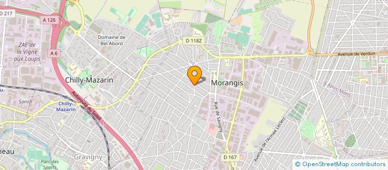 localisation de l'entreprise MARTINS RENOVATION à MORANGIS