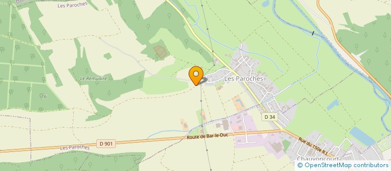 localisation de l'entreprise MARTINS'S ENERGIE à LES PAROCHES