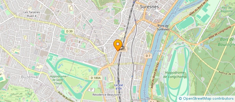 localisation de l'entreprise MARTINS SARL à SURESNES