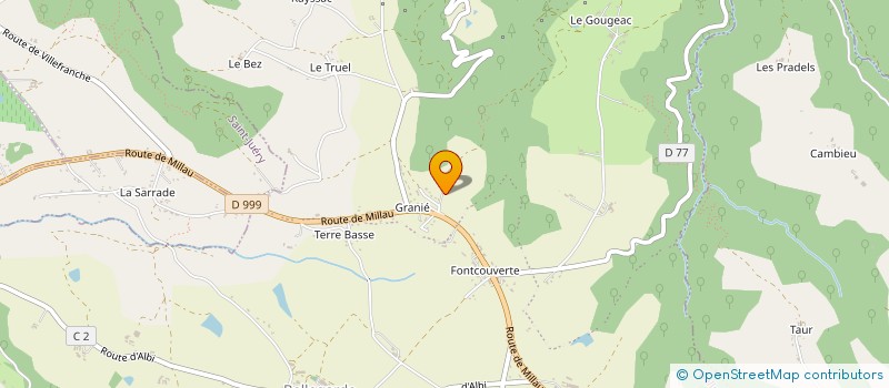 localisation de l'entreprise MARTINS TERRASSEMENT  BELLEGARDE-MARSAL