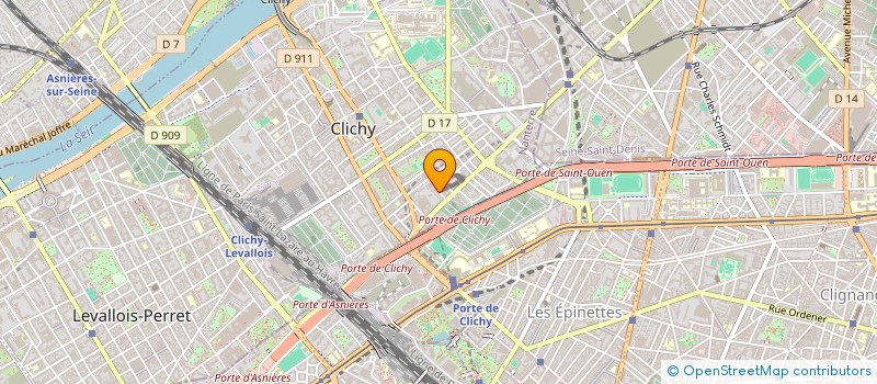localisation de l'entreprise MARTINS & TROYNA à CLICHY