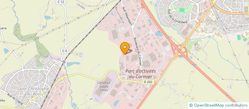 localisation de l'entreprise MARTIRIS à CHOLET